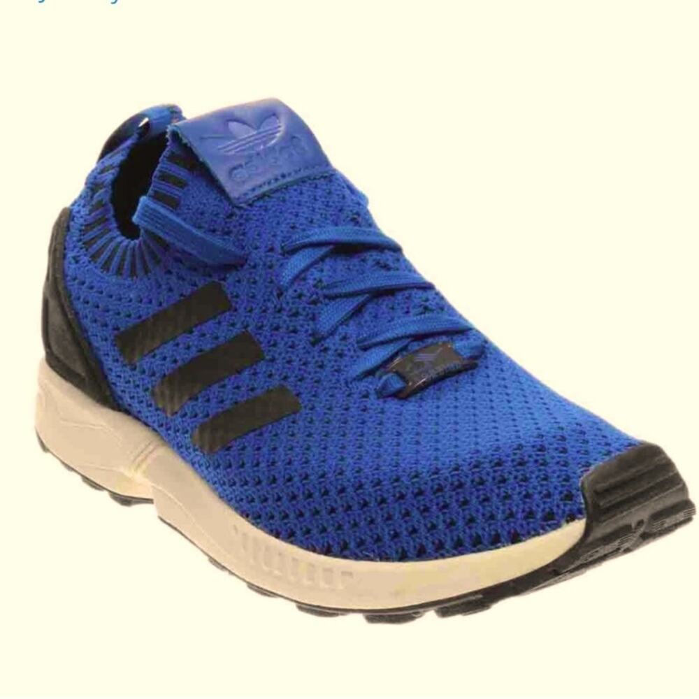 adidas ZX Flux PK Mens Fashion-Sneakers S75974_9 - Black;Blue